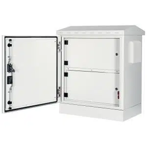 LANDE All-in-One CCTV Security System Cabinet 650 × 400/450/600 × 745/845 mm – RAL 7035 Light Grey