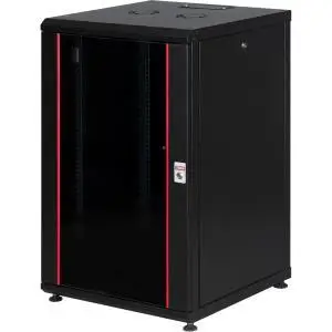 Lande PROline 300 Serisi Dikili Tip Kabinetler 600mm * 600 mm20U - RAL 9005 Siyah