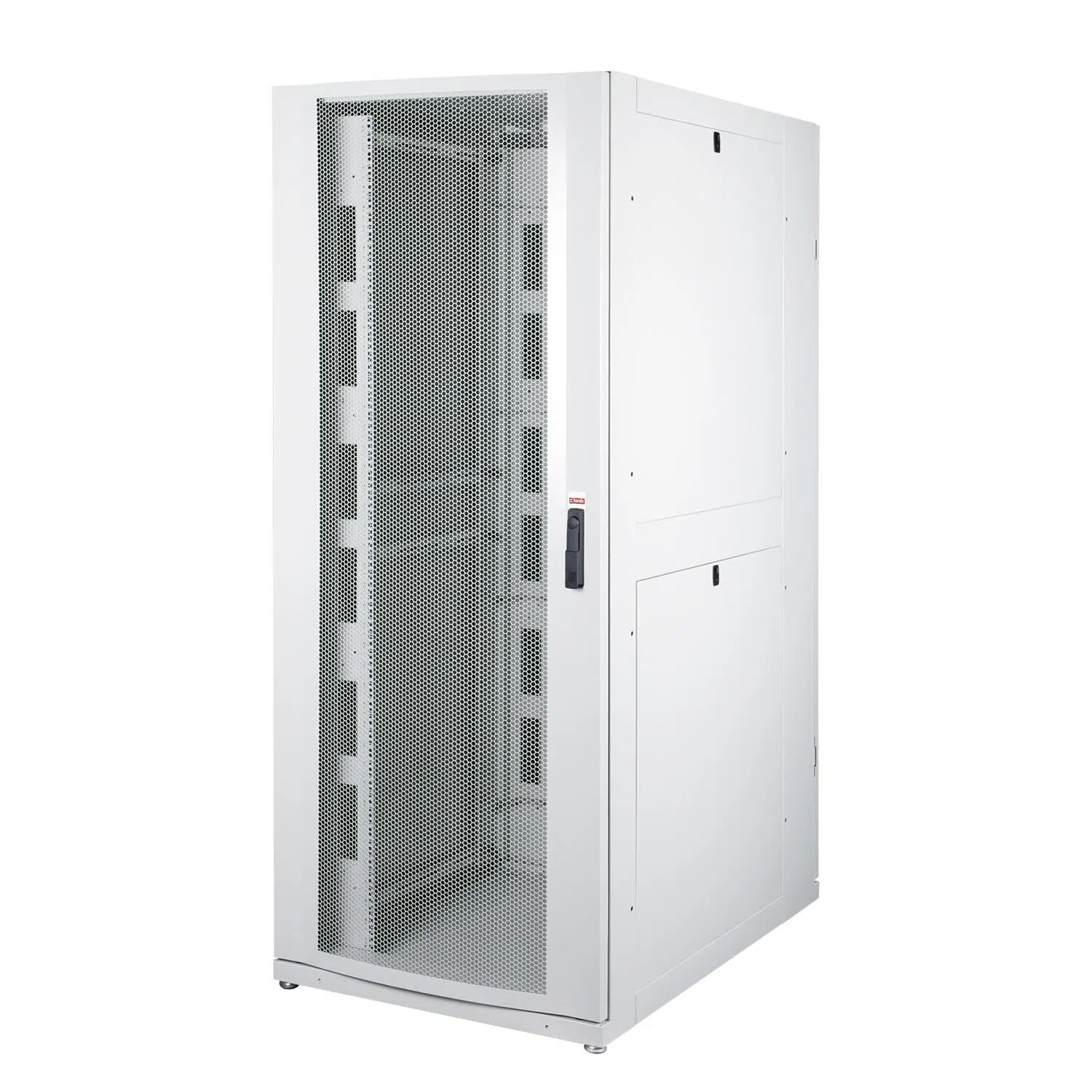 Lande Data Center Cabinet 800 × 1000 × 2212 mm, RAL 9005 Black / RAL 7035 Light Grey