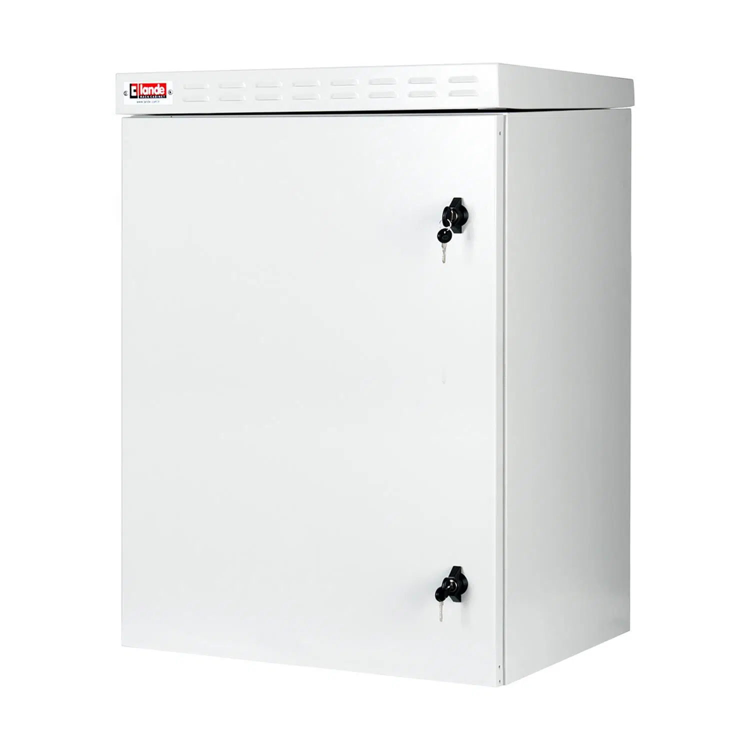 Lande PROline 500-O Safebox (Outdoor) Harici Ortam Çift Cidarlı IP55 Kabinetler 600 * 450 - 16U - RAL 7035 Açık Gri