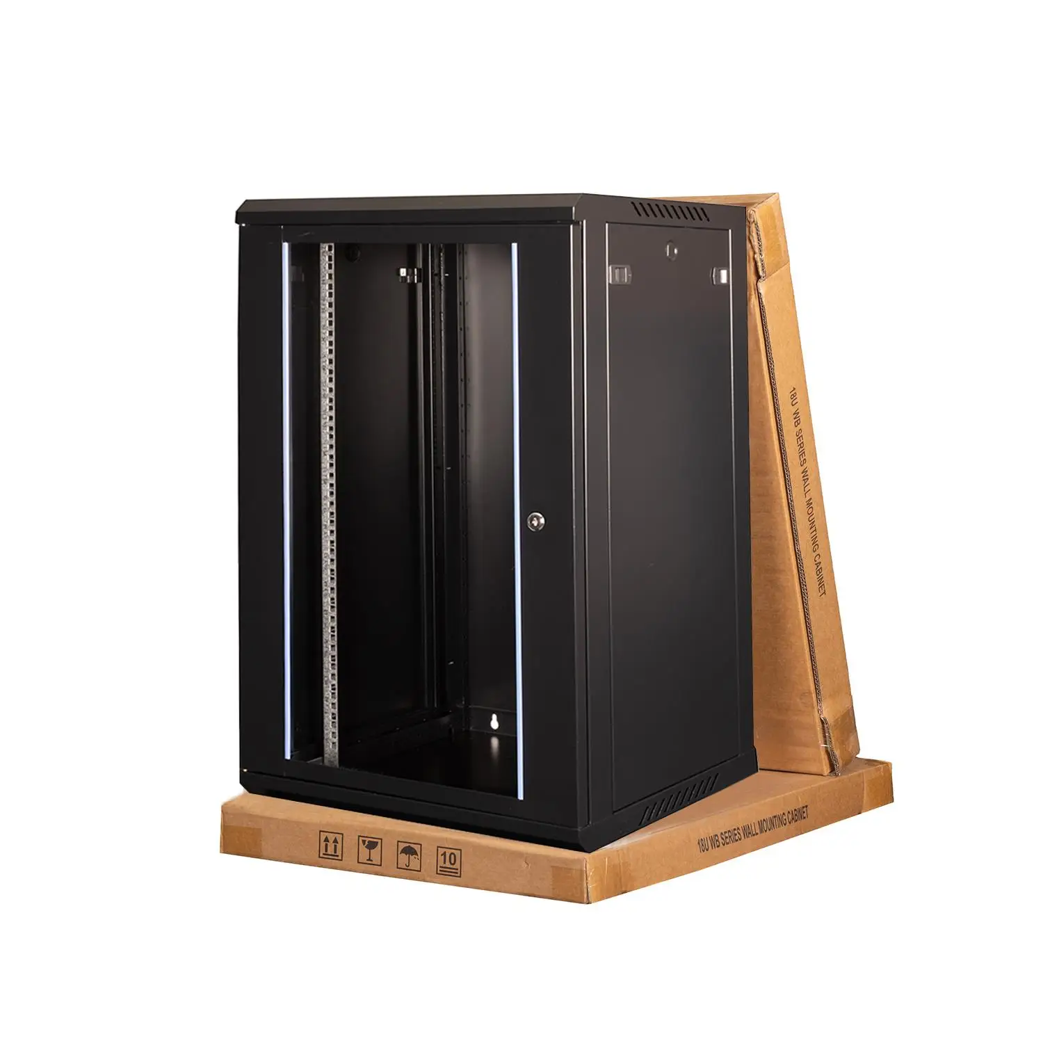 Lande WB PROline Duvar Tipi Rack Kabinet 600*450 18U RAL 9005 Siyah (Demonte)