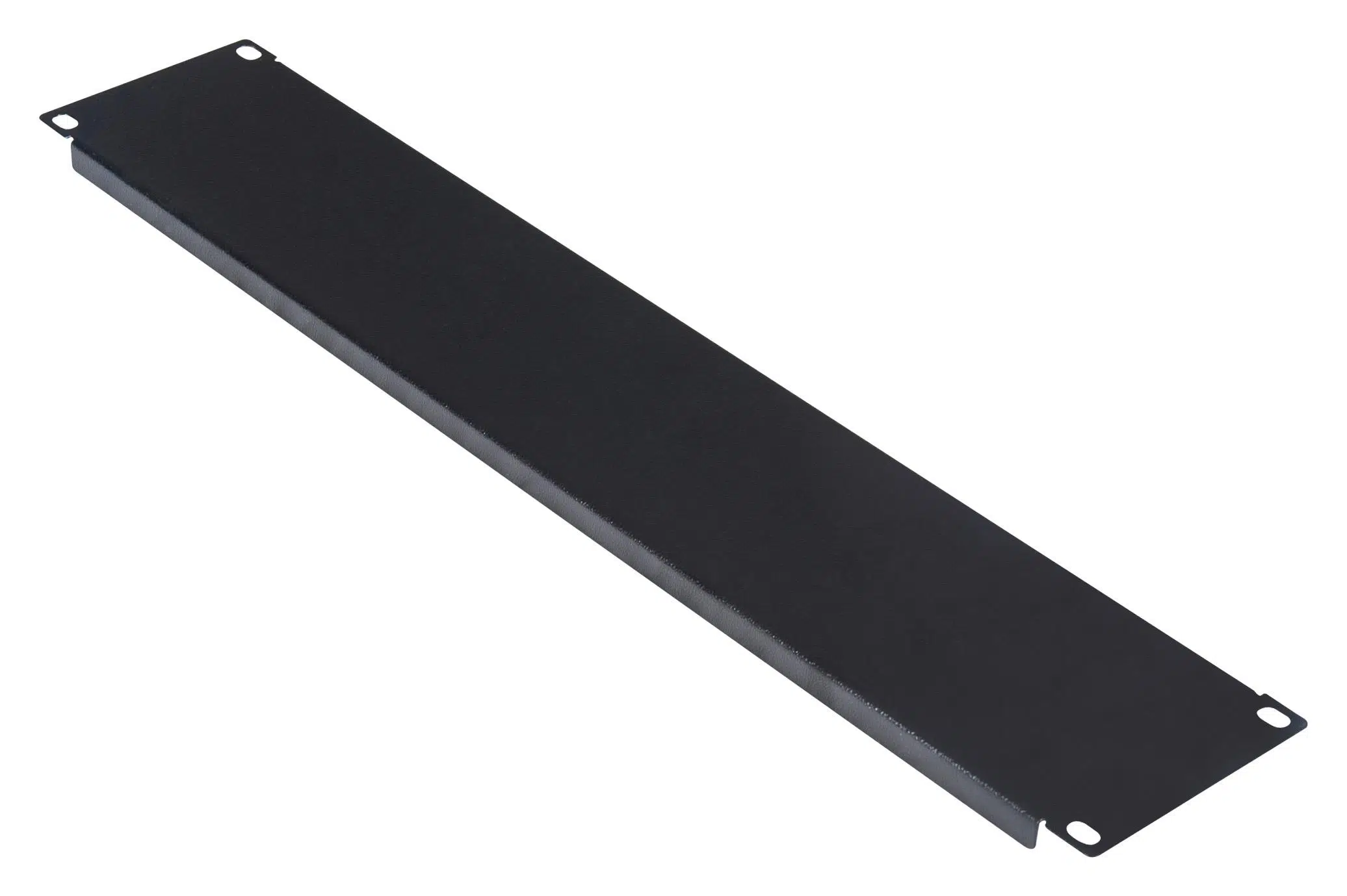 Lande 19” 2U Blank Panel (Black) – Cabinet Empty Space Cover Panel