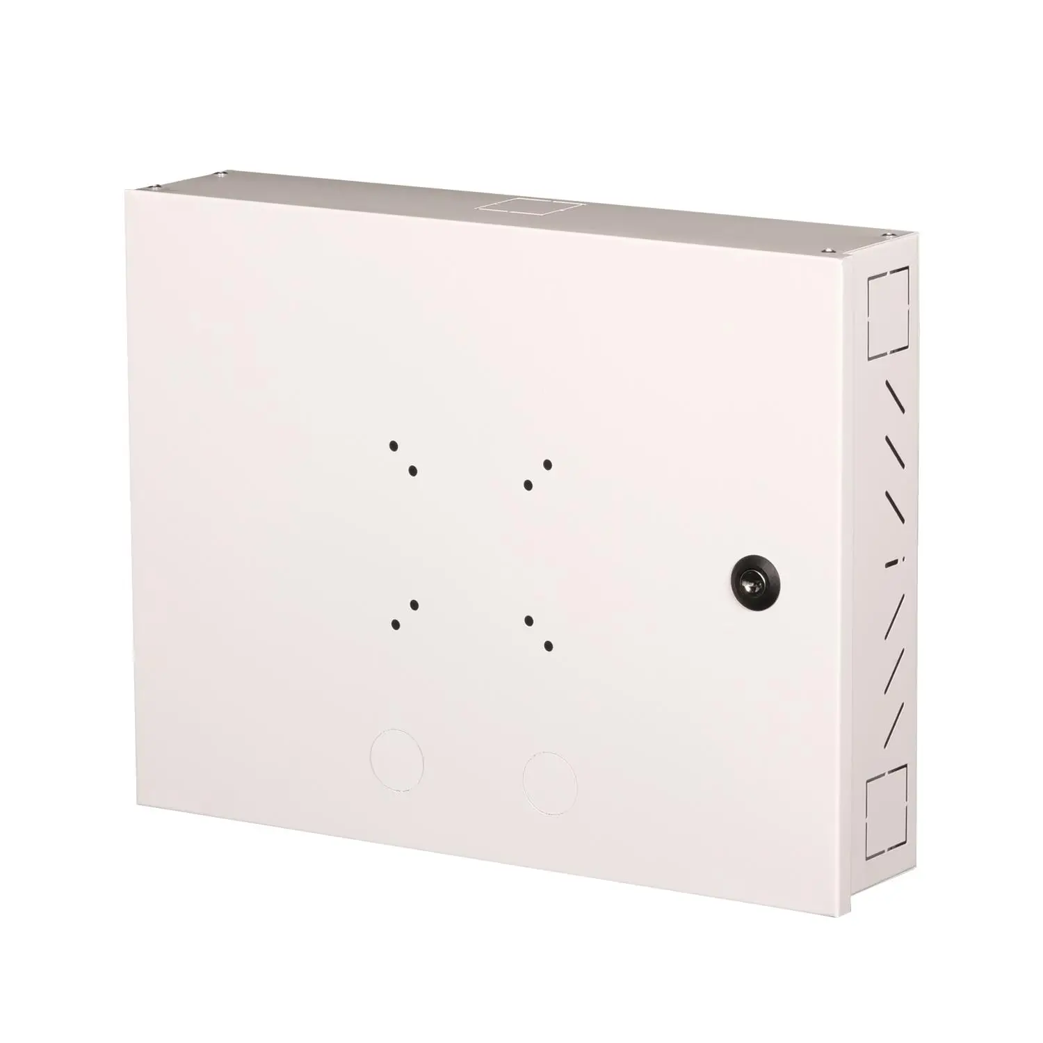 LANDE - DVRboxE 19" Duvar Tipi Güvenlik Kabinet – Kilitli, Havalandırmalı, Monoblok, 50 kg Kapasiteli 450x100 * 350 mm