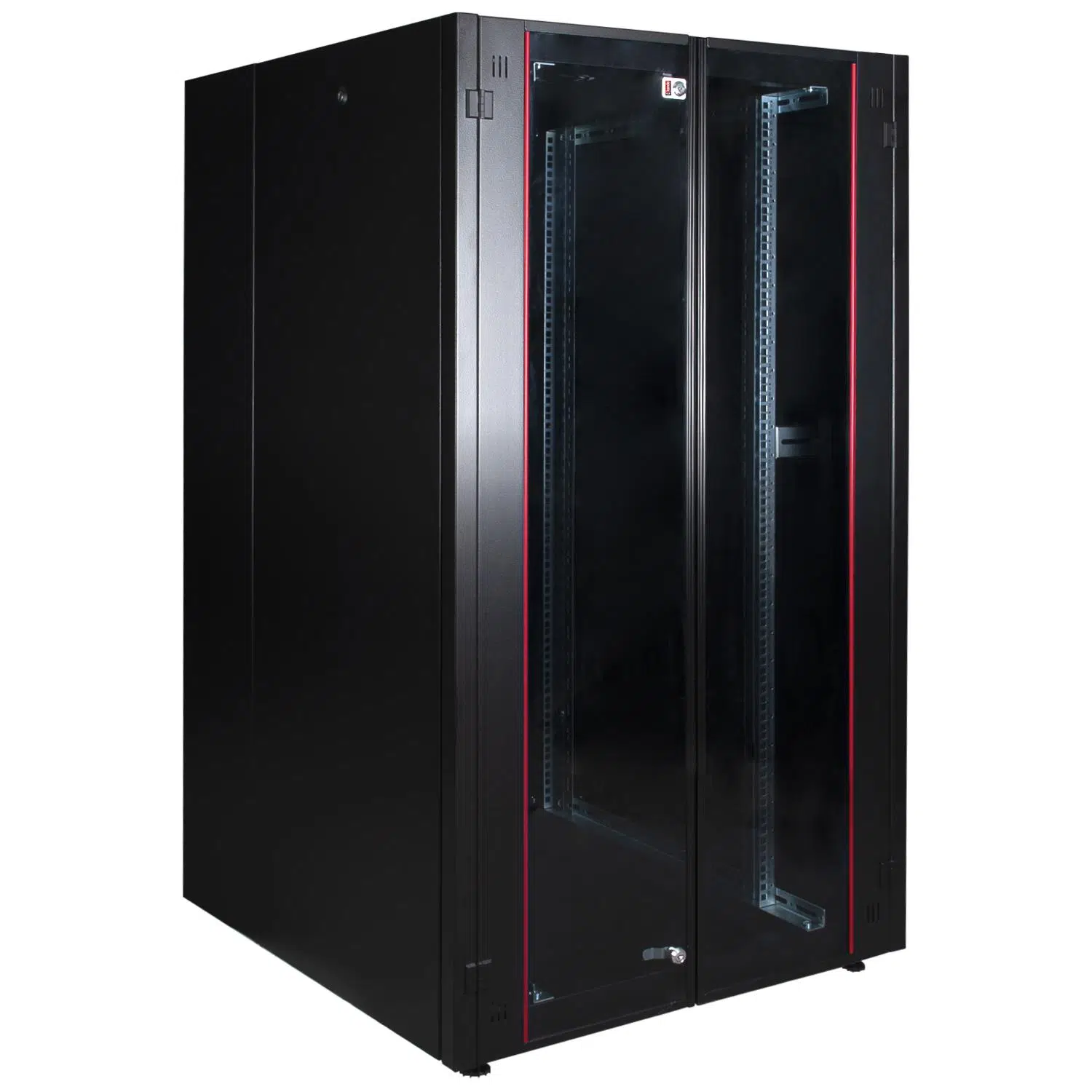 Lande PROline 400 Serisi Dikili Tip Kabinetler 800 * 800 - 26U - RAL 9005 Siyah