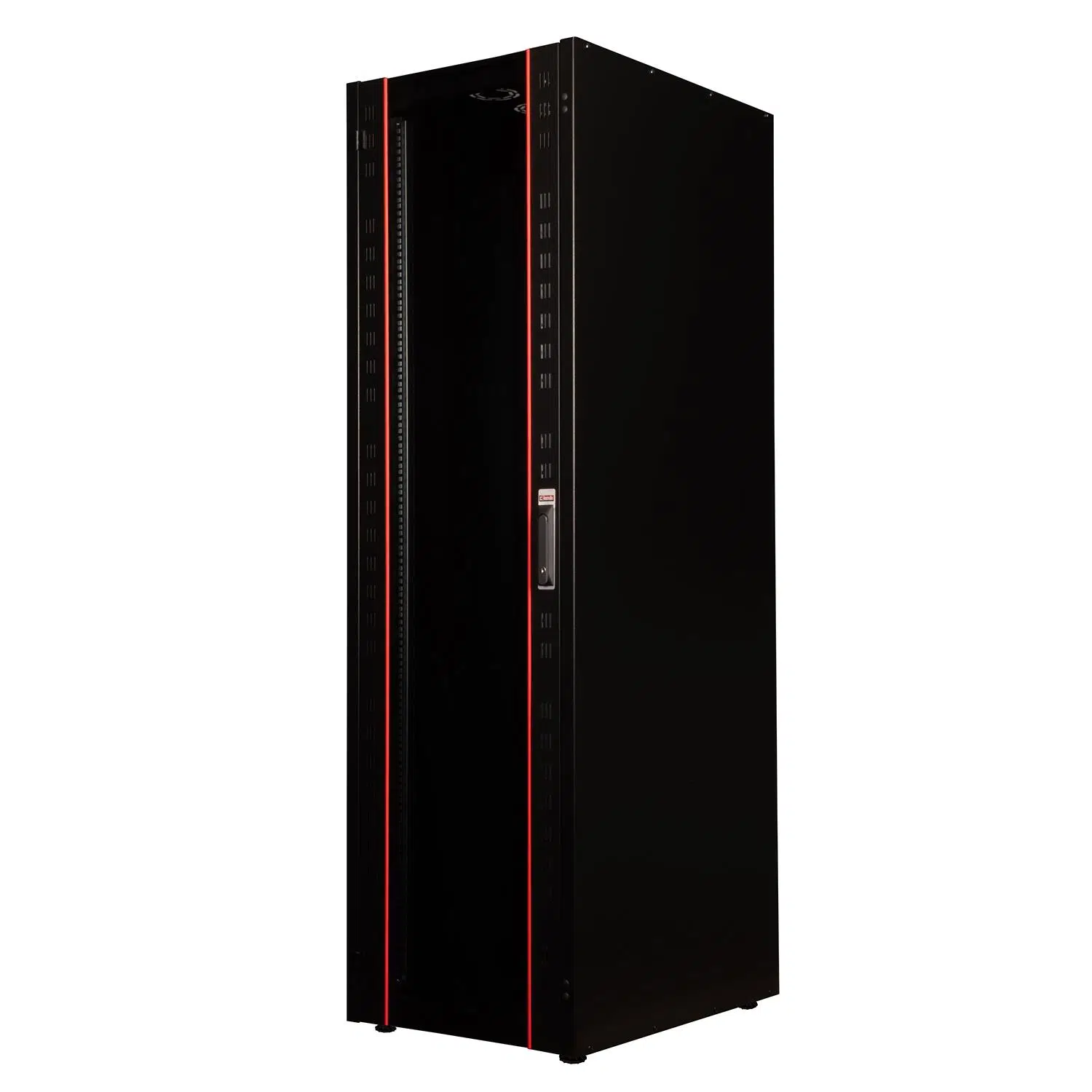 Lande 42U 19" 600 × 800 Free-Standing Server / Computer Cabinet – BlacK