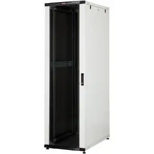 Lande CK Series Floor Standing Rack Cabinet 600 × 1000 mm, 42U, RAL 7035 Light Grey