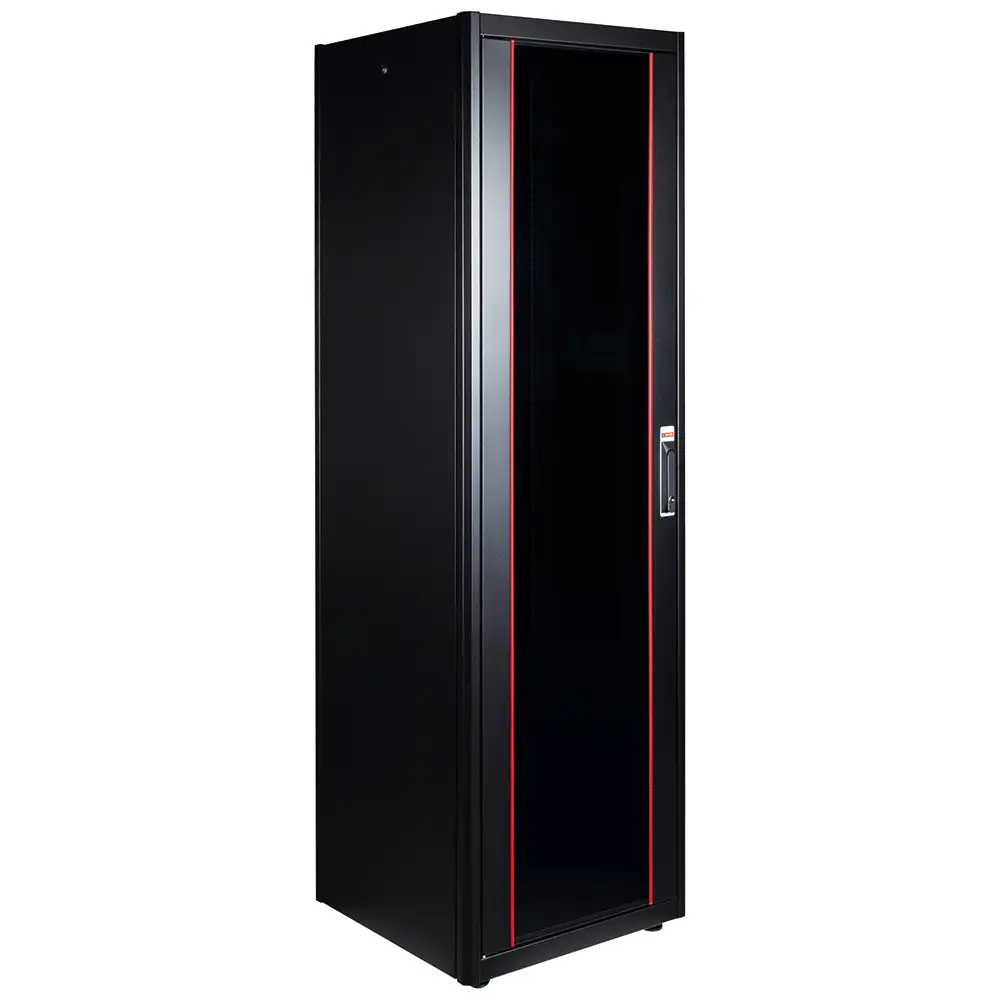 Lande DYNAmic Basic Serisi 47U 600x600 Rack Kabinet – RAL 9005 Siyah
