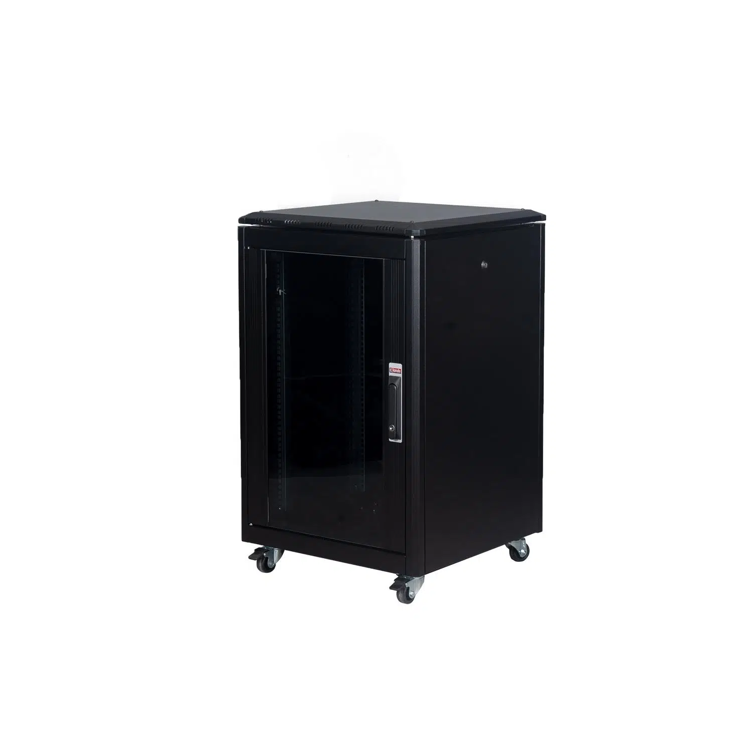 Lande DYNAmic Series 16U 6060 Standard Floor Standing Cabinet (Black) – 600×600 mm 19″ Floor Standing Cabinet