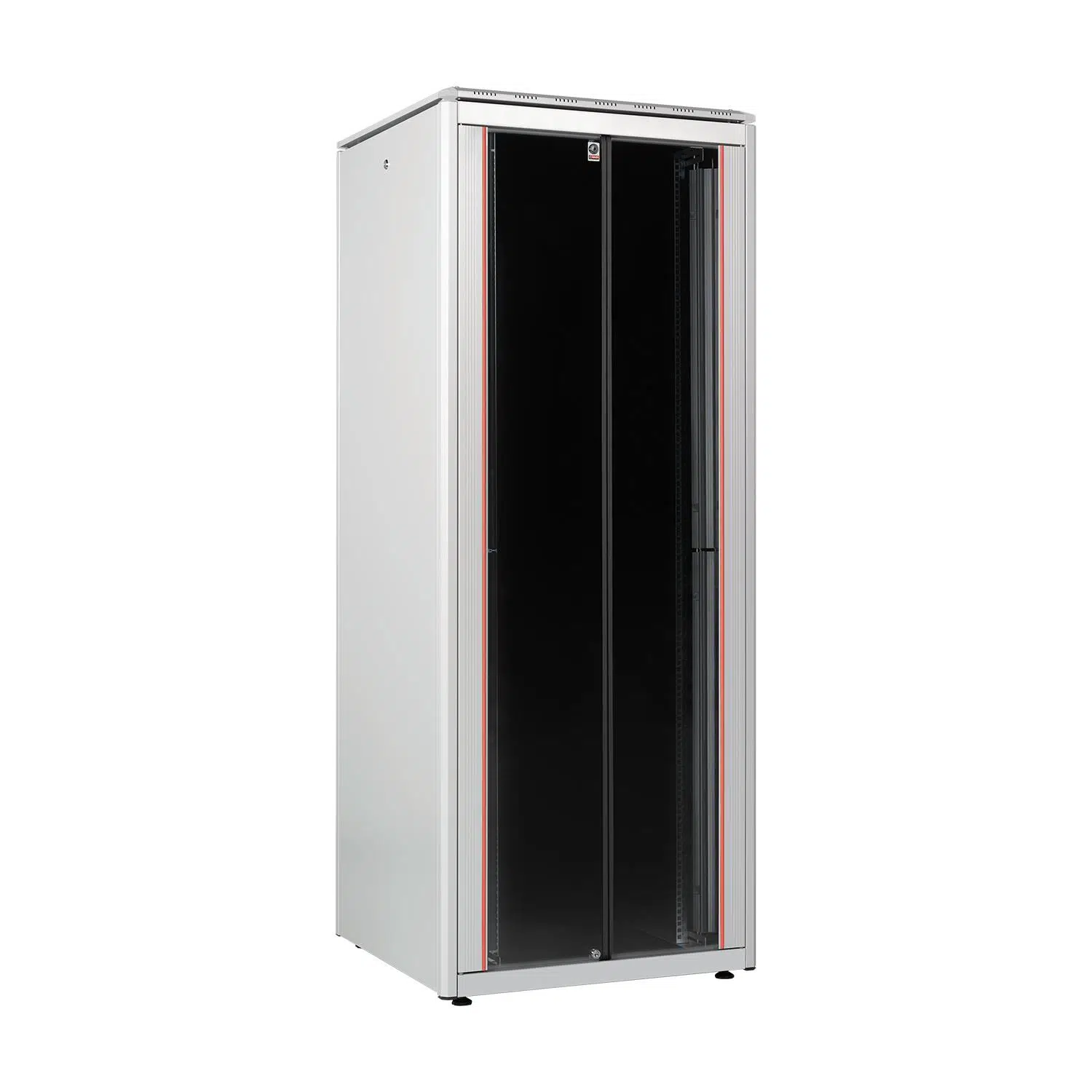 Lande DYNAmic Serisi 42U 8080 Standart FS Kabinet (Gri) – 800×800 mm 19″ Dikili Tip Kabinet