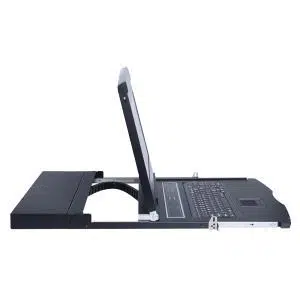 Lande KVM Console Unit 407 * 445 - 45 - RAL 9005 Black