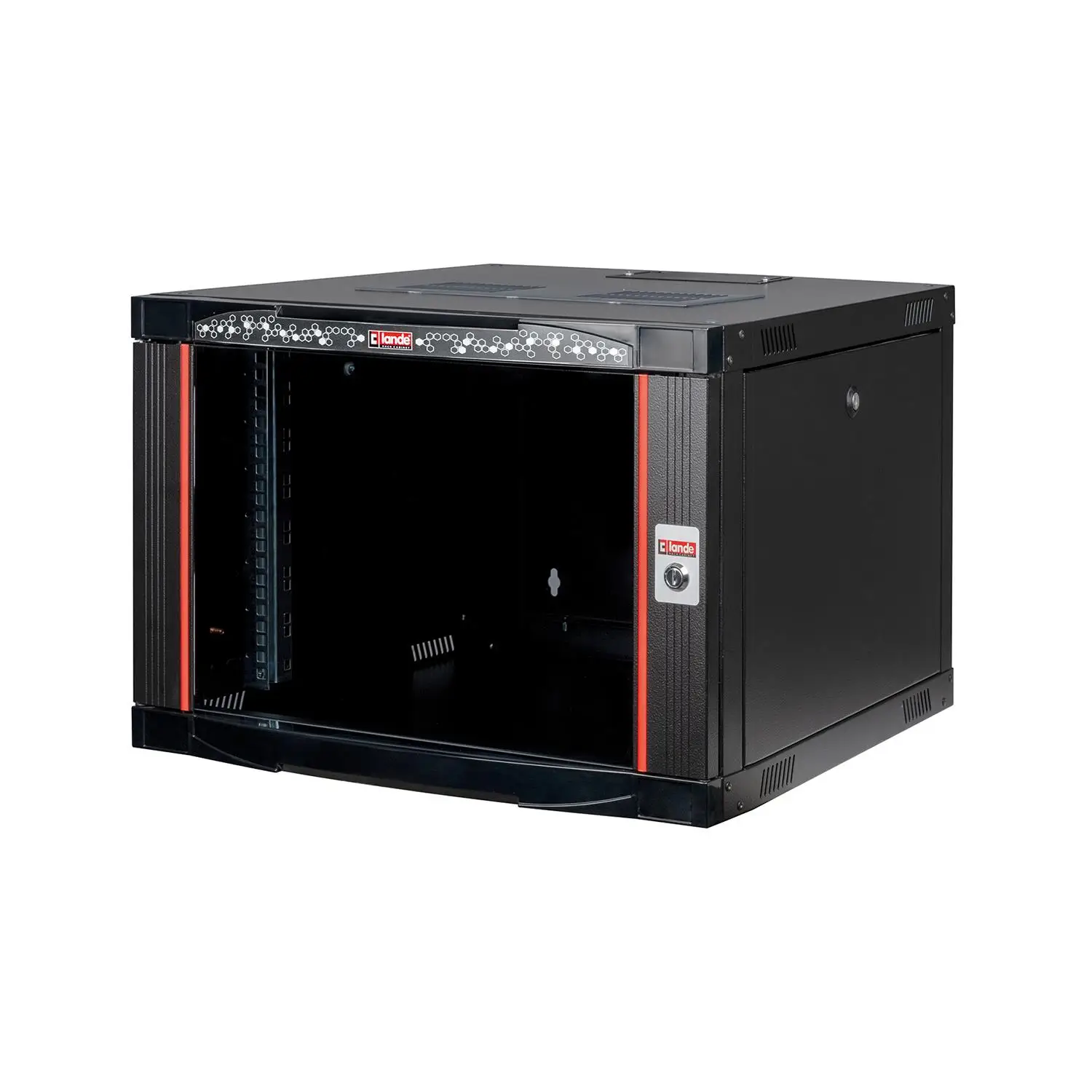 Lande NETbox Serisi 600 * 600 - 7U - RAL 9005 Siyah