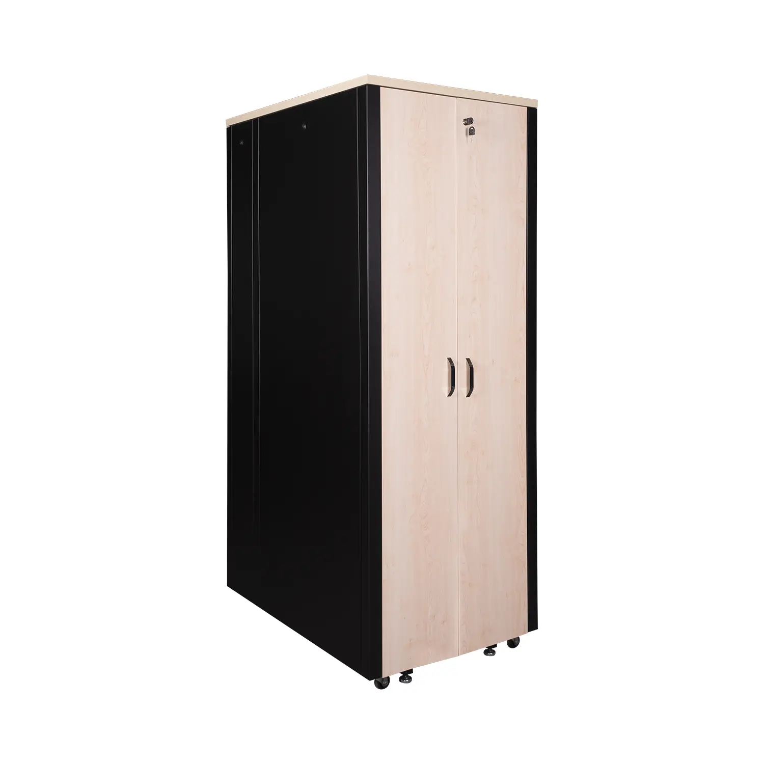 Lande Montajlı 42U 7511 Sound Proof Rack Kabın (Akcaagac-Sıyah)