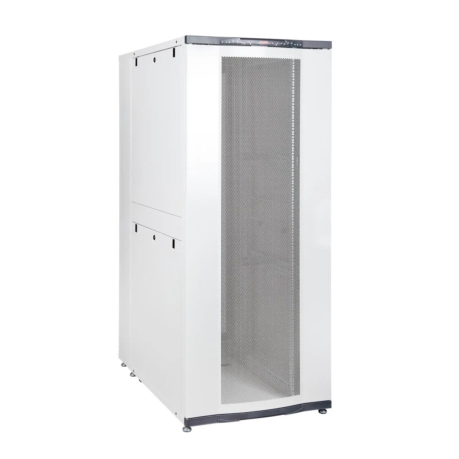 Lande Data Center Cabinets 800 × 1200 × 2212 mm – RAL 9005 Black / RAL 7035 Light Grey