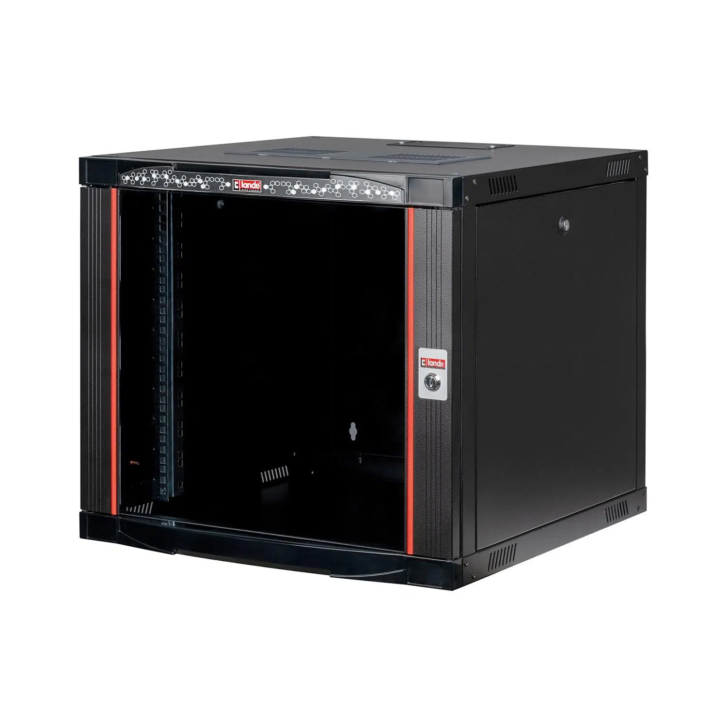 Lande NETbox Serisi 600 * 600 - 9U - RAL 9005 Siyah