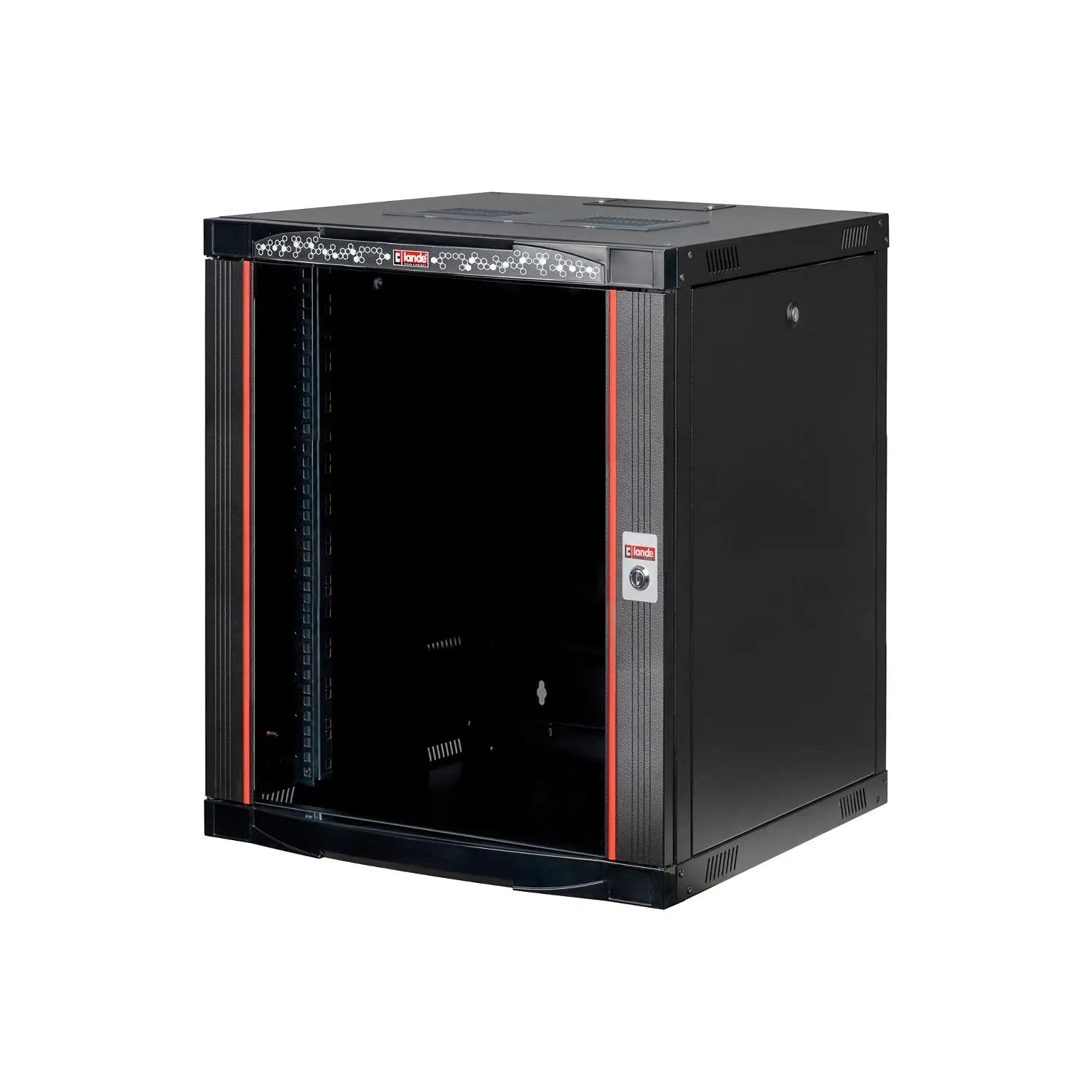 Lande NETbox Serisi 600 * 450 - 12U - RAL 9005 Siyah