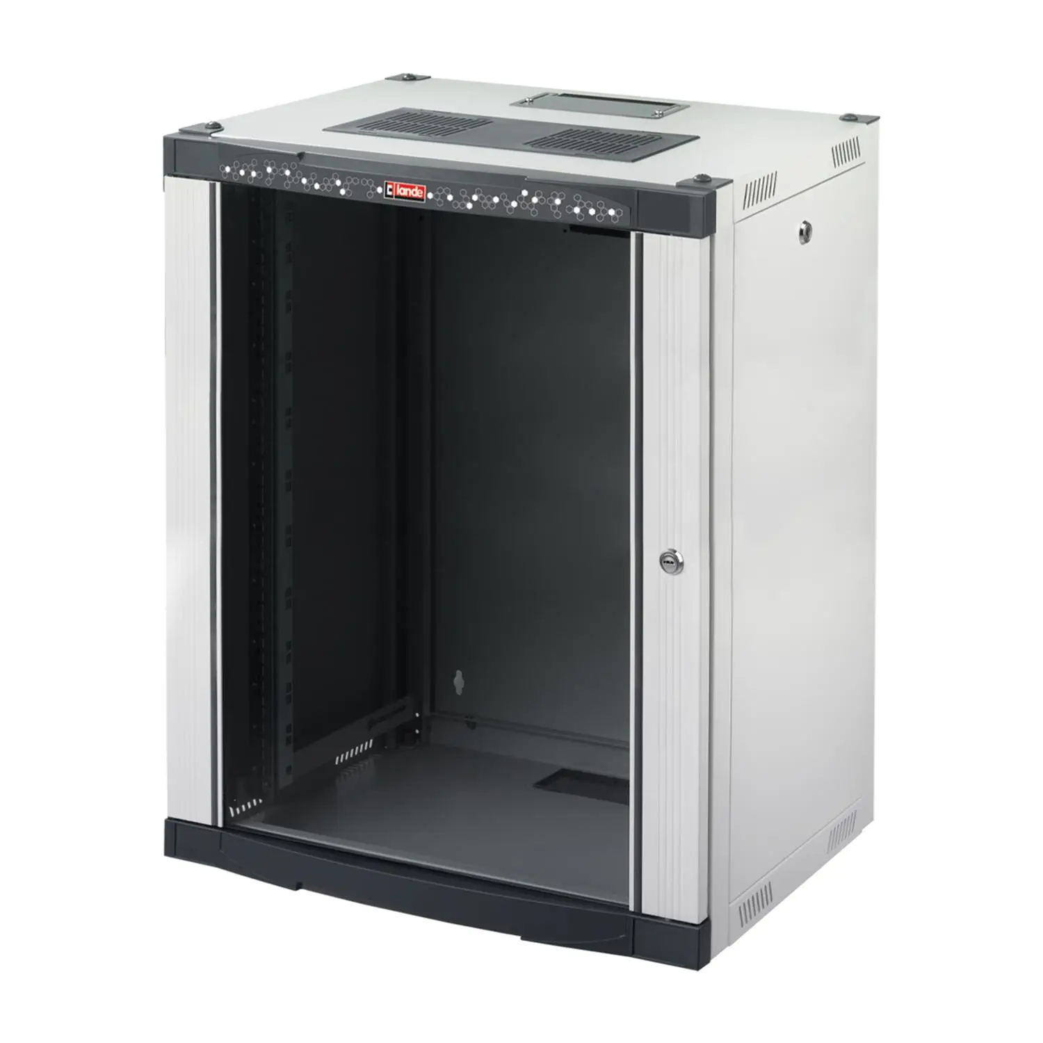 Lande NETbox Serisi 600 * 450 - 16U - RAL 7035 Açık Gri