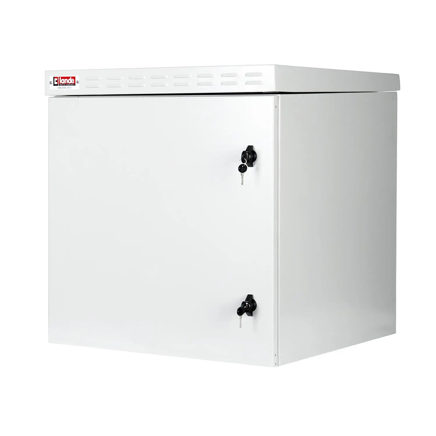 Lande SAFEbox-B Series 600 × 600 - 12U - RAL 7035 Light Grey