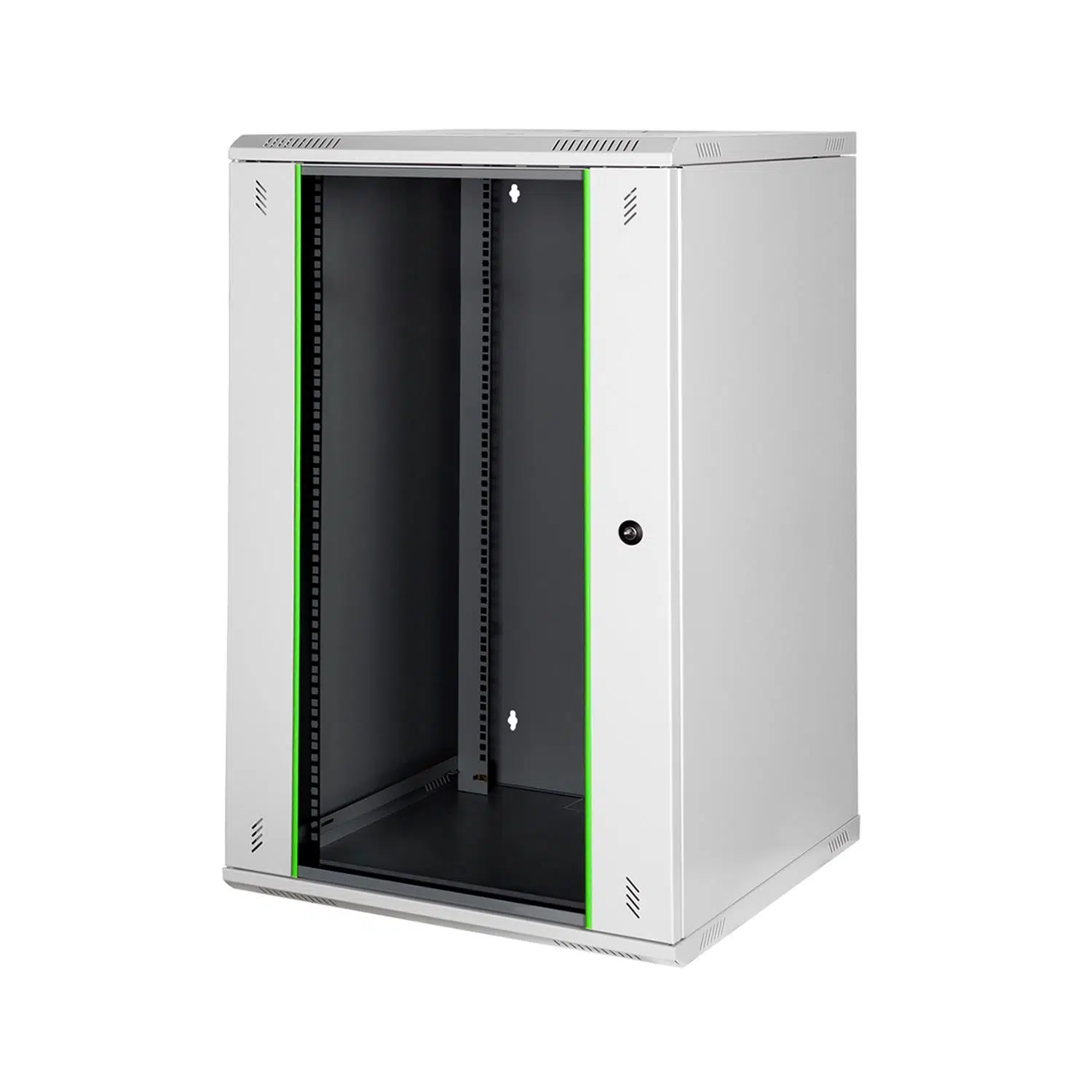 Lande PROlineB 21U 600 * 450 Duvar Montajlı 19” Rack Kabinet – Açık Gri (RAL7035)
