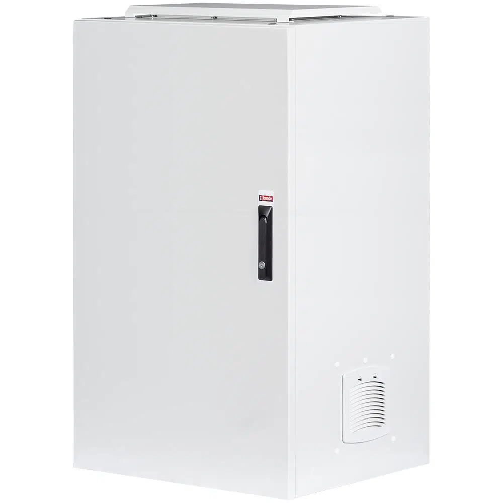 Lande SAFEbox Series 600 × 600 mm, 26U – RAL 7035 Light Grey