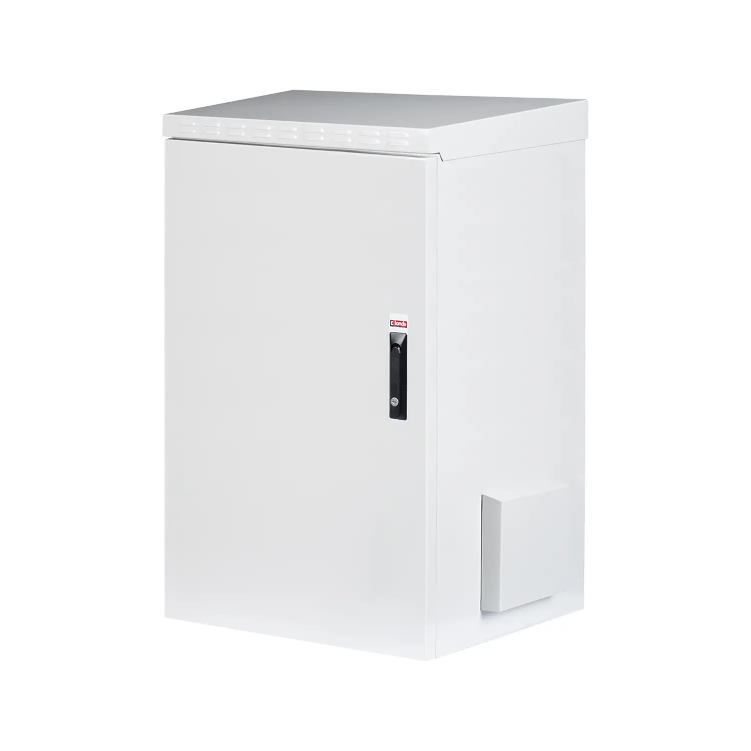 Lande SAFEbox Outdoor Assembled 26U 600 × 600 X1-Type Cabinet (Black) (Single Door Metal/A)