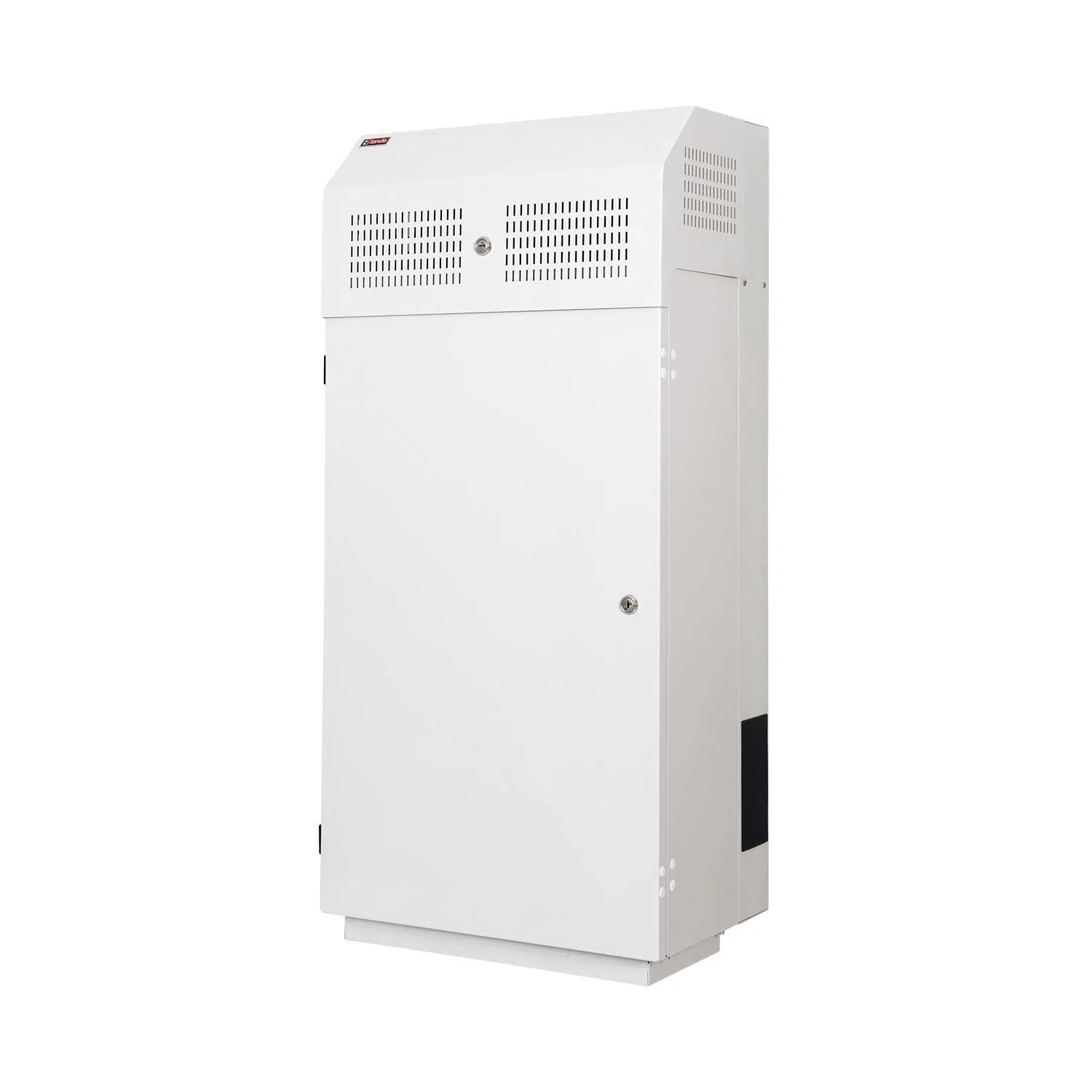 Lande SLIMbox 9473 - Assembled 5010-04U Wall Type Server Passive Ventilated Model Panel (White)