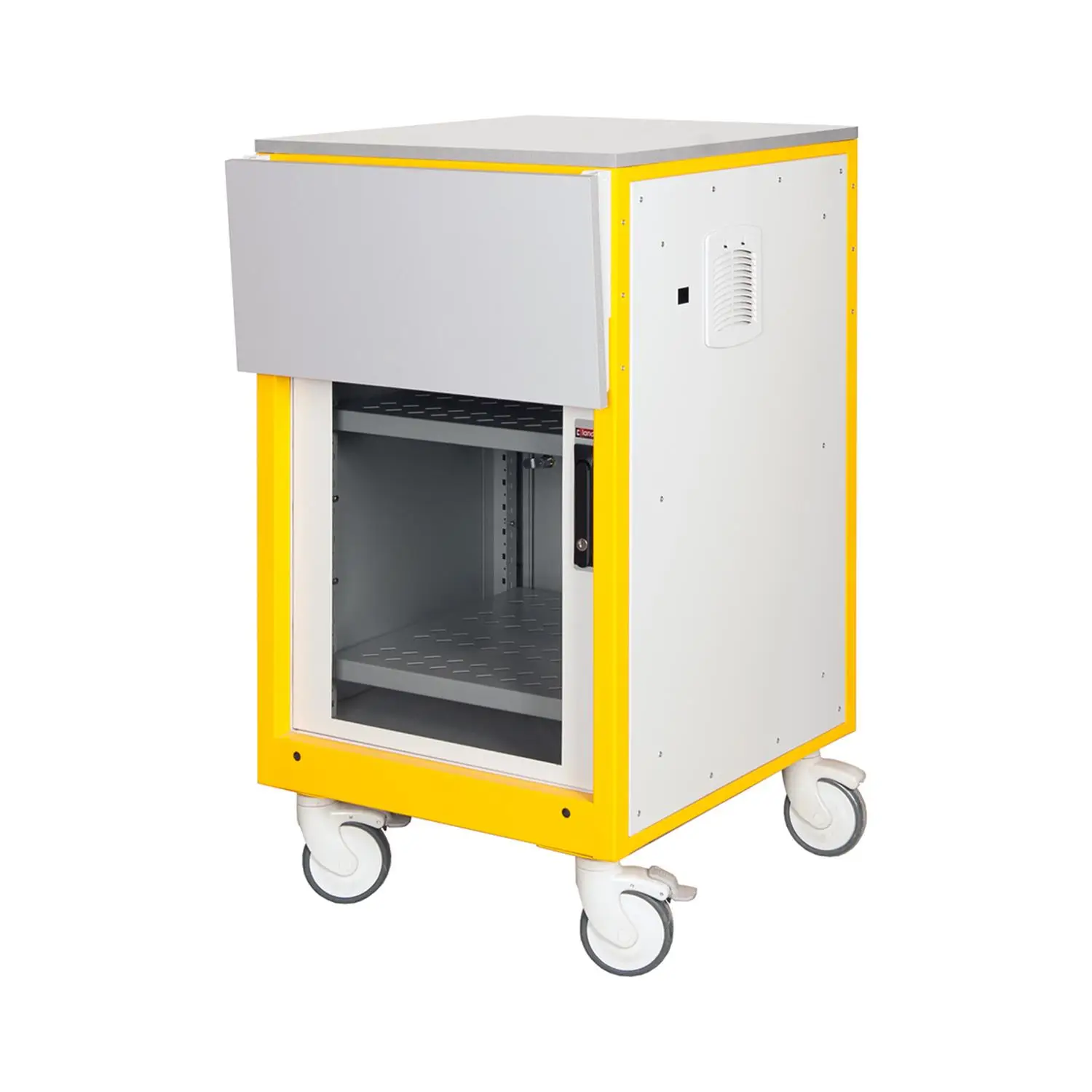 Lande İş İstasyonları ve Ofis Çözümleri 600 * 670 - 1016 - RAL 7035 Açık Gri - RAL 1028 Kavun Sarısı
