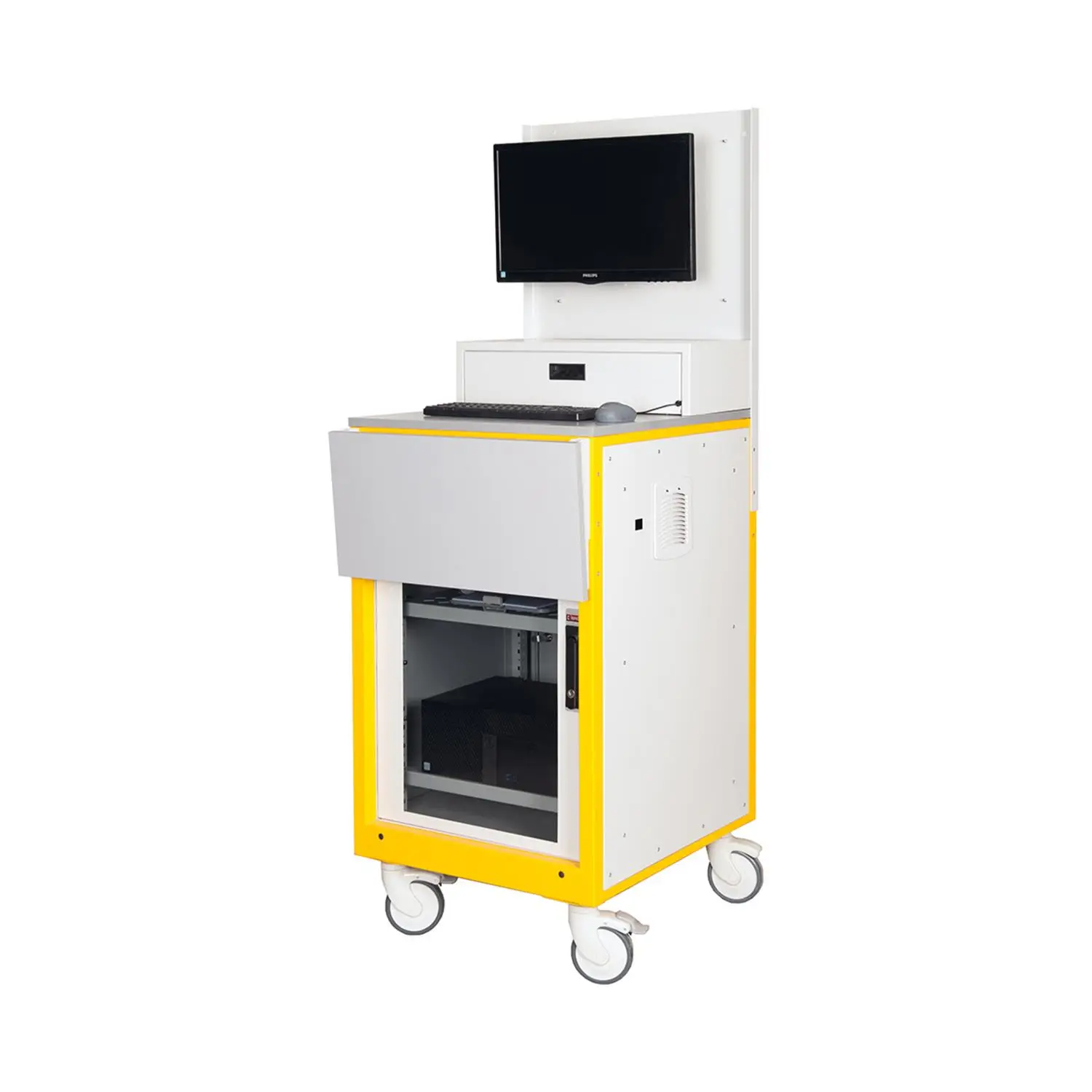 Lande İş İstasyonları ve Ofis Çözümleri 600 * 670 - 1678 - RAL 7035 Açık Gri - RAL 1028 Kavun Sarısı