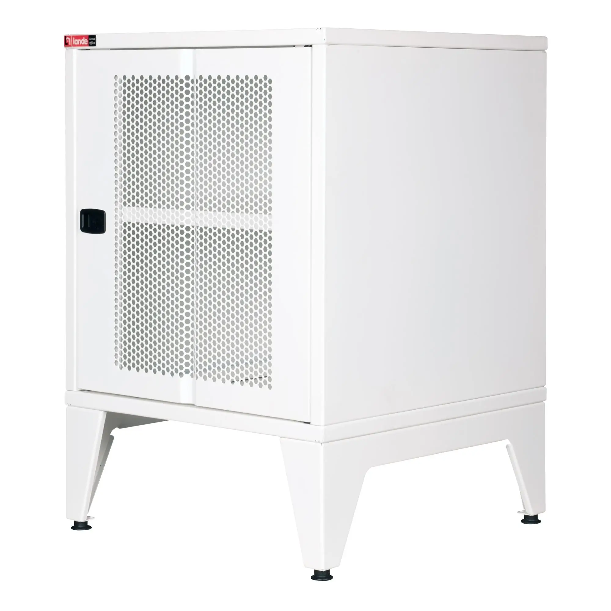 LANDE - Ziglat 655 - Metal Dolap - Perfore Metal Kapılı - Mat Beyaz.